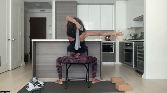 July 19 Saturday Morning Yoga Class - Chair Yoga